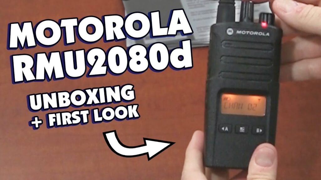 The Motorola RMU2080d Two Way Radio Unboxing