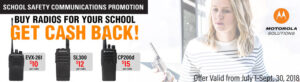 Motorola Radio Rebate Offer for Schools!