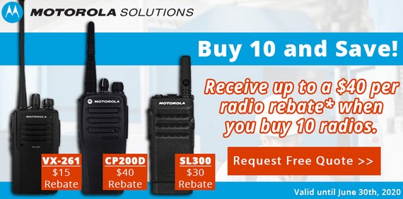 Motorola VX-261/CP200d/SL300 Rebate Offer!