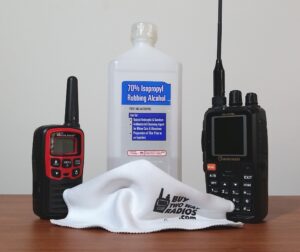 Cleaning and Disinfecting Radios