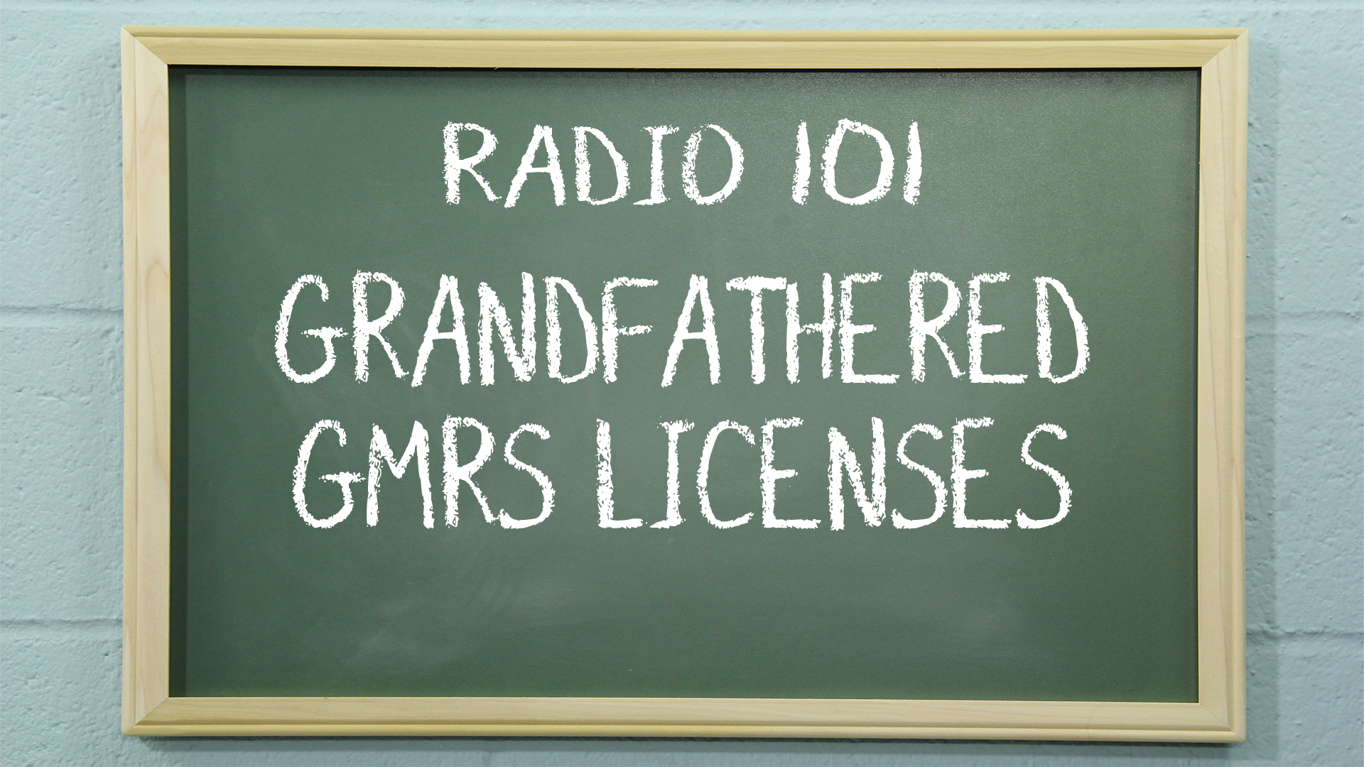 Radio 101 - What is a Grandfathered GMRS License? - Buy Two Way Radios