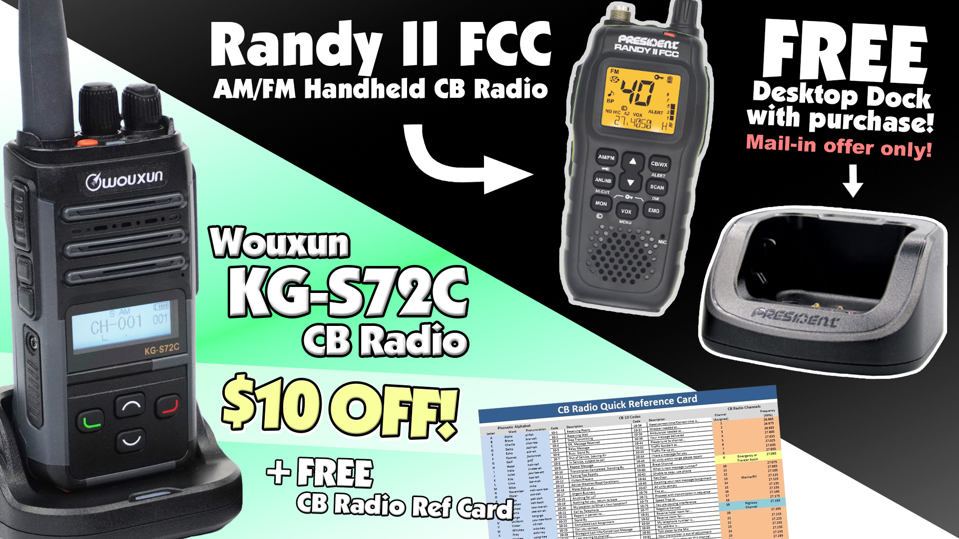 Two Way Cb Specials on Two Handheld CB Radios in February 2024 - Buy Two Way Radios