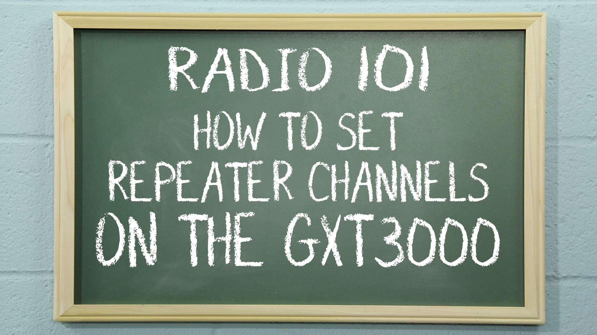 Radio 101 - How to Set Repeater Channels on the Midland GXT3000 - Buy ...