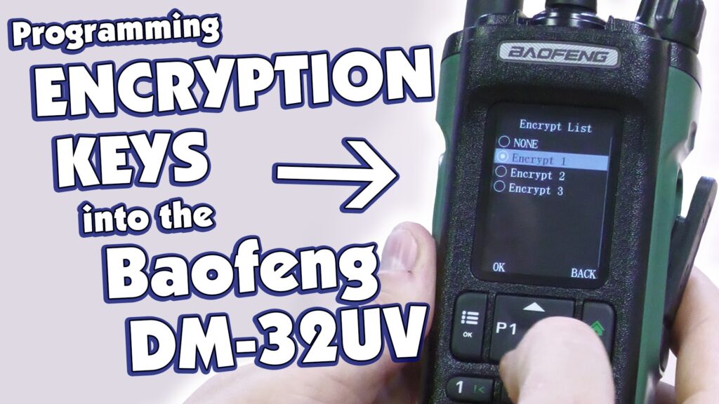 How to Program Encryption Keys into the Baofeng DM-32UV DMR Radio