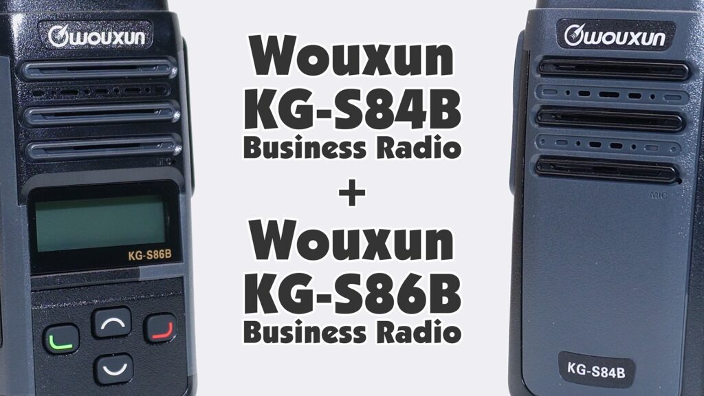 Wouxun KG-S84B and KG-S86B UHF Radios For Business