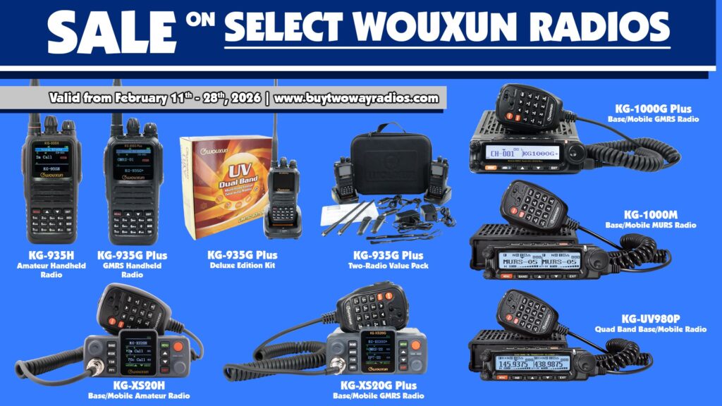 Sale on Select Wouxun Two Way Radios!