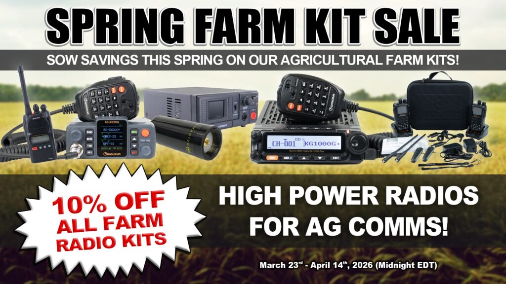 Sow Spring Savings With Our Farm Radio Kits!