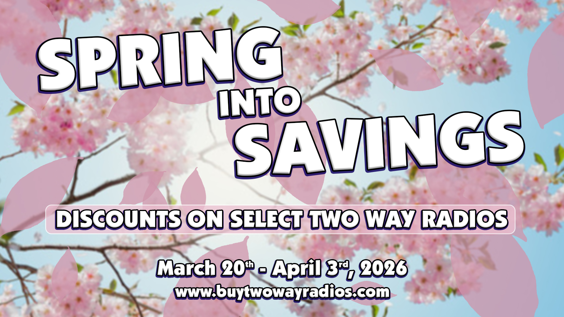 Spring Into Savings Sale 2026!