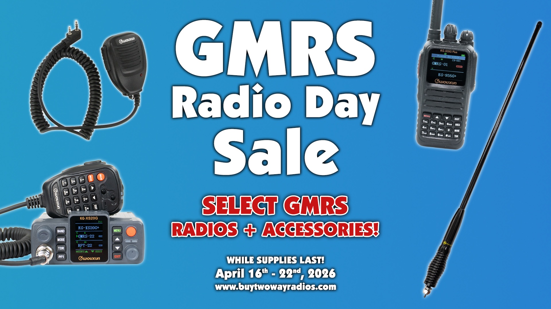 Celebrate National GMRS Radio Day 2026 with a Week of Savings! - Buy ...