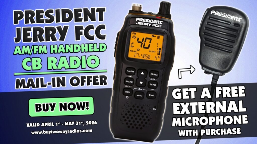 President Jerry FCC FREE External Microphone Offer!