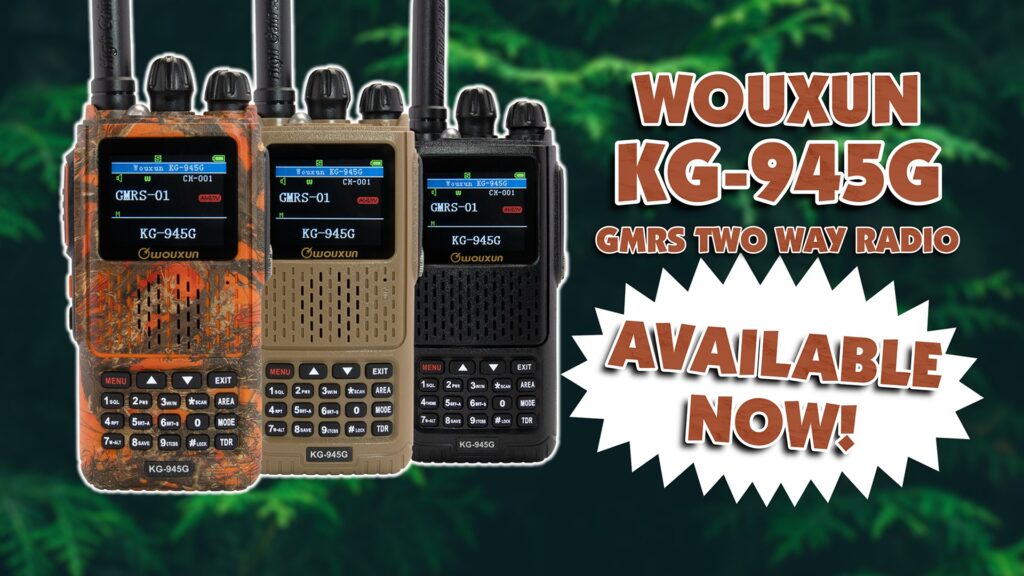The Wouxun KG-945G Portable Handheld GMRS Radio Video