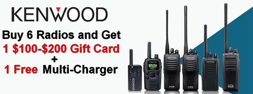 Kenwood $100-$200 Gift Card Plus Free Multi Charger Offer!